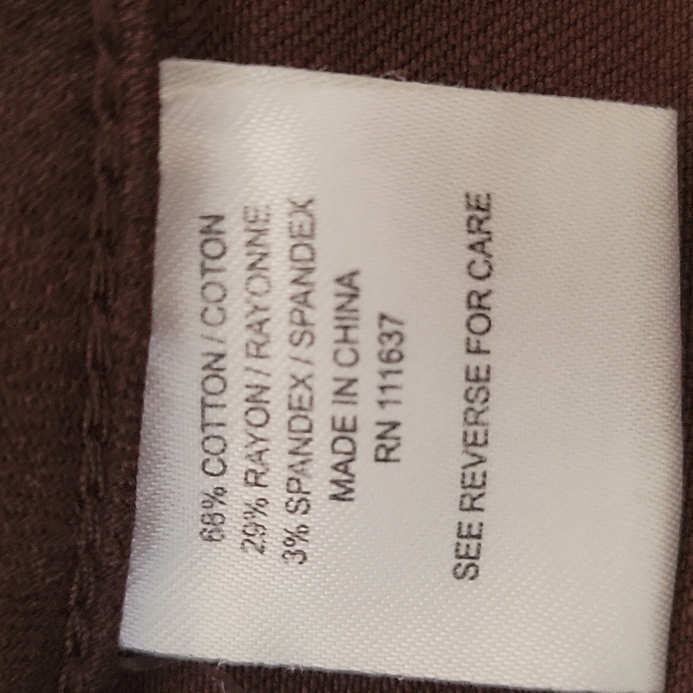 LILA RYAN Liara Straight Leg Jean in Turkish Brown sz 20W NWT9 - Picture 8 of 8